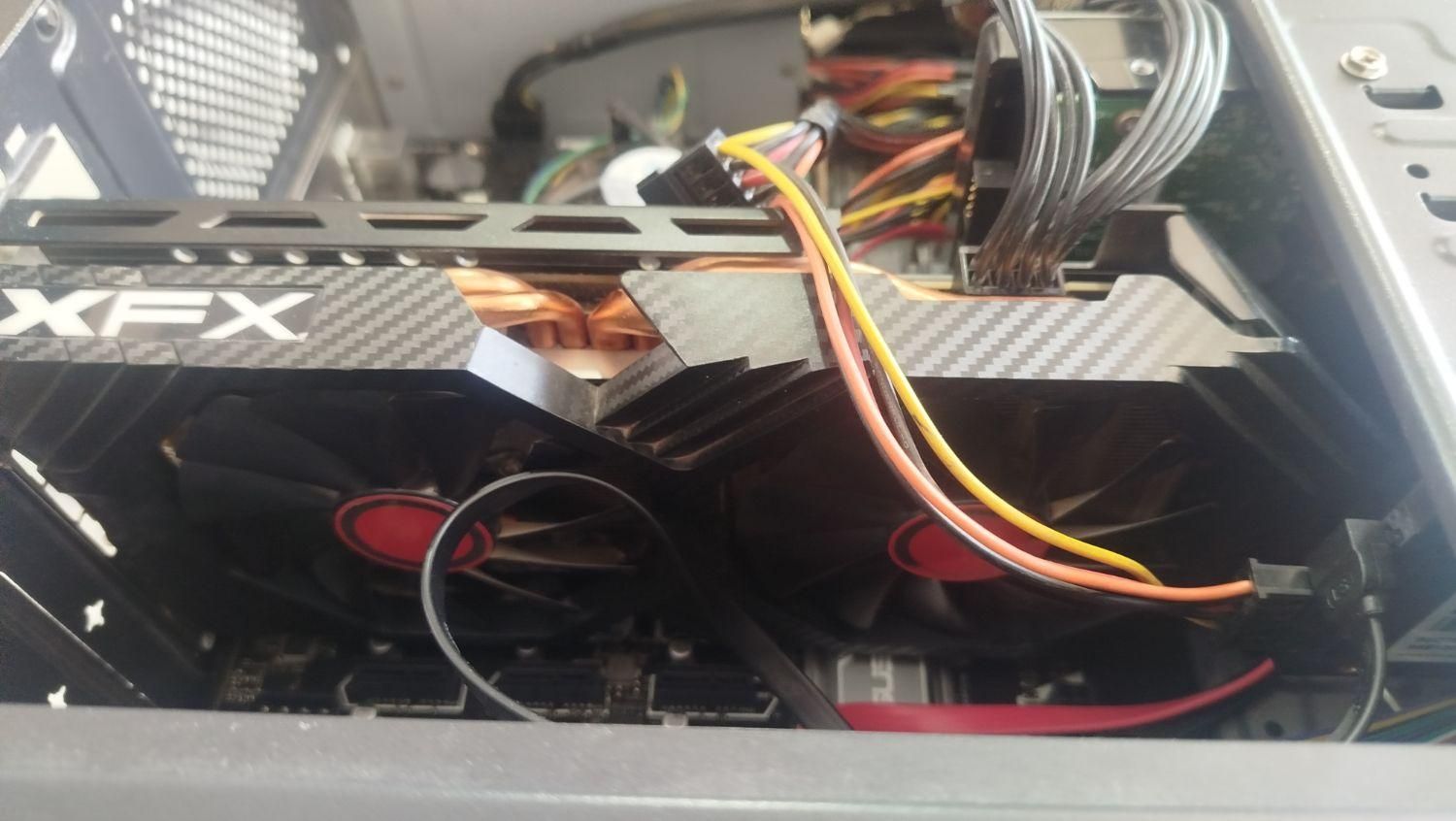 کیس گیمینگ با RX580 8GB و CPU i5-6600|رایانه رومیزی|مراغه, |دیوار