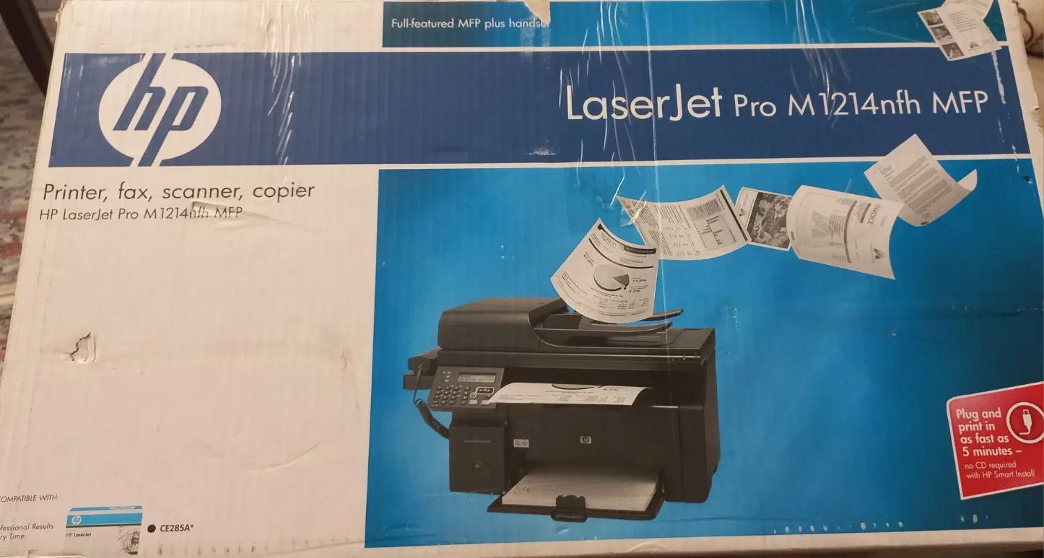 پرینتر لیزری، کپی، فکس، اسکنر HP، مدل m1214nfh|پرینتر، اسکنر، کپی، فکس|تهران, مرزداران|دیوار