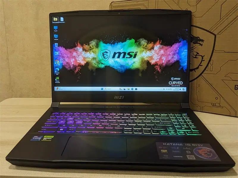 لپتاپ گیمینگ msi، نسل ۱۳ i7، گرافیک RTX 4060|رایانه همراه|تهران, نازی‌آباد|دیوار