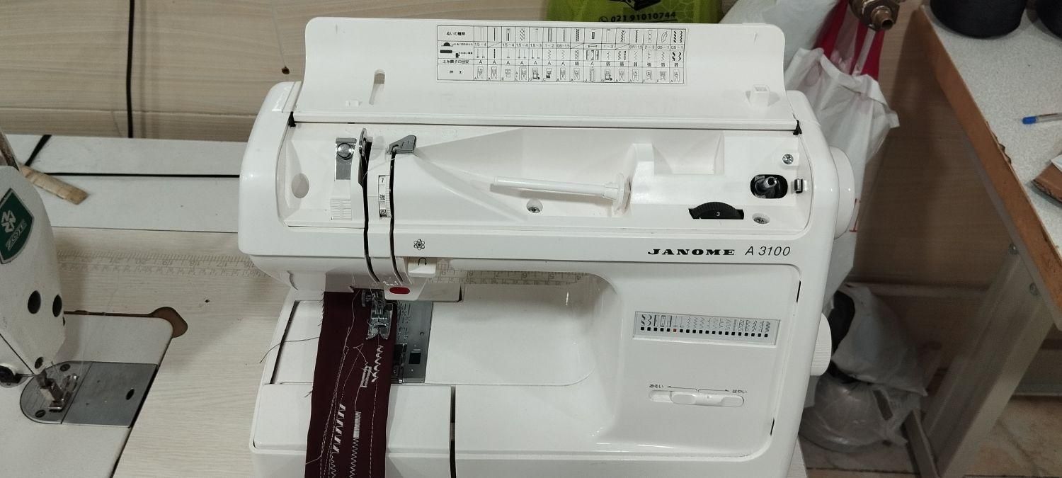 چرخ خیاطی ژانومه مدل 3100|چرخ خیاطی و ریسندگی|زنجان, |دیوار