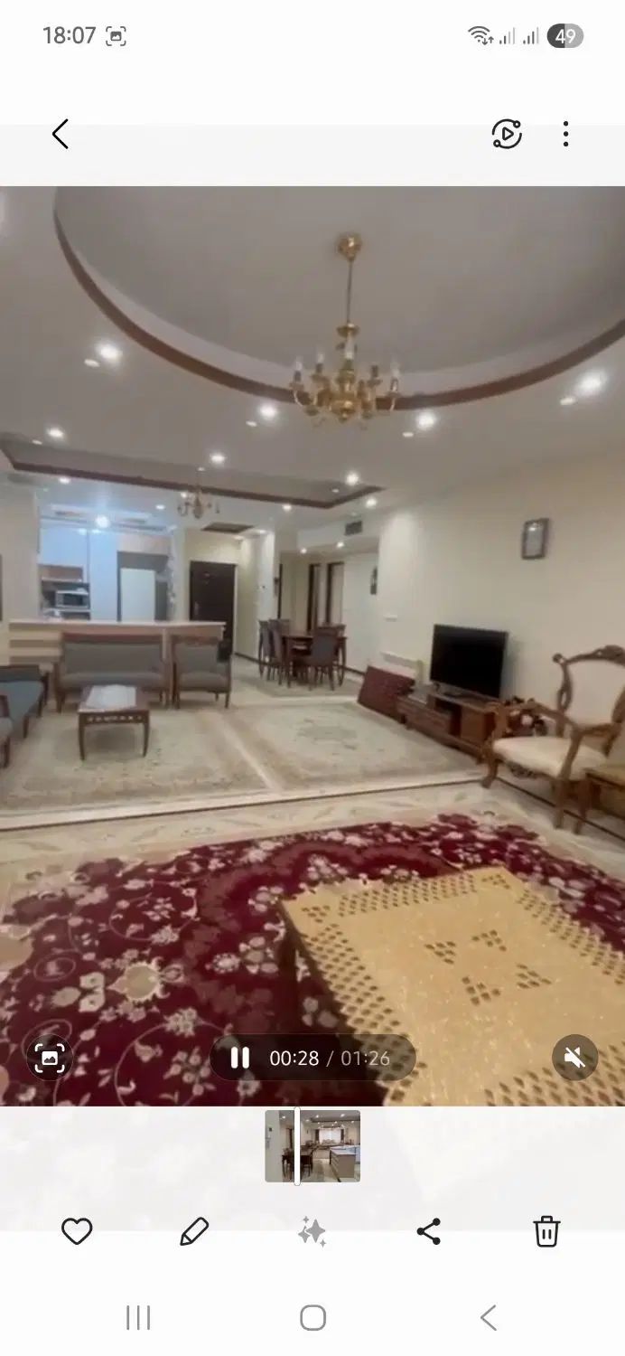 آپارتمان ۱۲۱متری، سه خواب، داریوش گروسی|اجارهٔ آپارتمان|کرج, کوی امامیه|دیوار