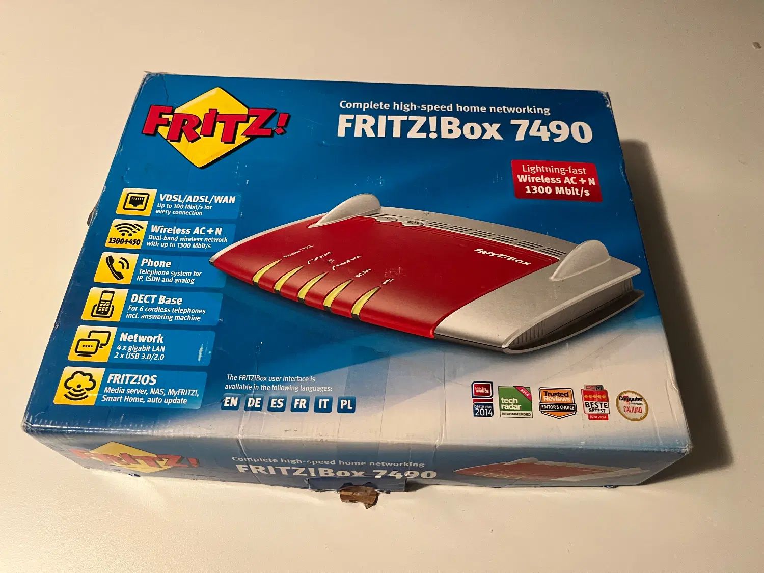مودم و روتر آلمانی FRITZ Box 7490|مودم و تجهیزات شبکه|تهران, جنت‌آباد مرکزی|دیوار