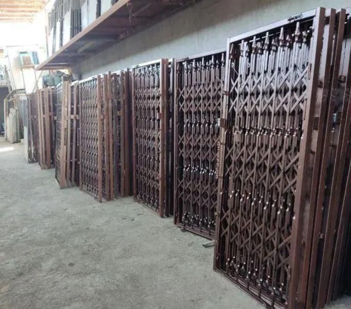 حفاظ اکاردیونی حفاظ پنجره بالکن آهنگری درب ضدسرقت|مصالح و تجهیزات ساختمان|پرند, فاز ۰|دیوار