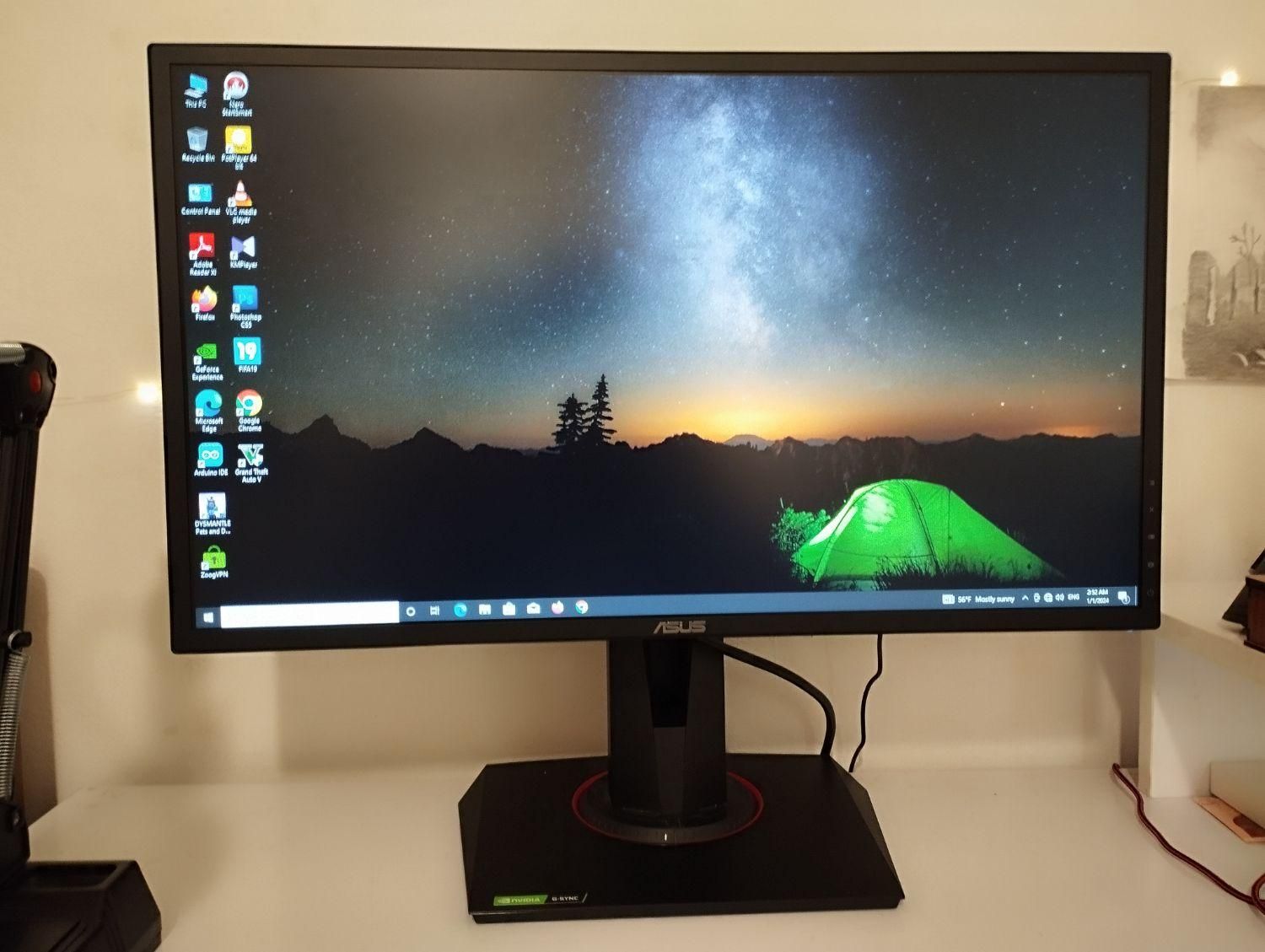 مانیتور گیمینگ ASUS VG248QG|قطعات و لوازم جانبی رایانه|چالوس, |دیوار