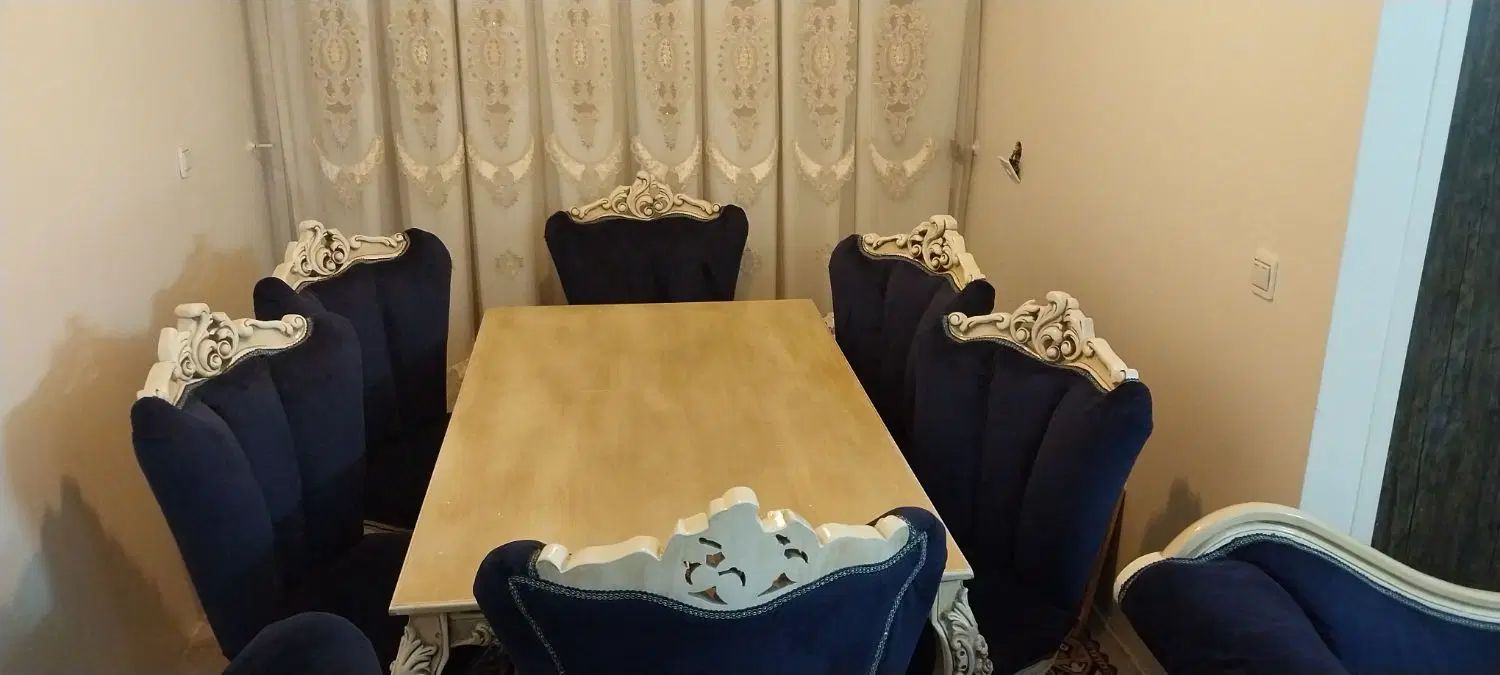 مبلمان ۷ نفره همراه با میز ناهار خوری|مبلمان خانگی و میز عسلی|تهران, ائمه اطهار|دیوار