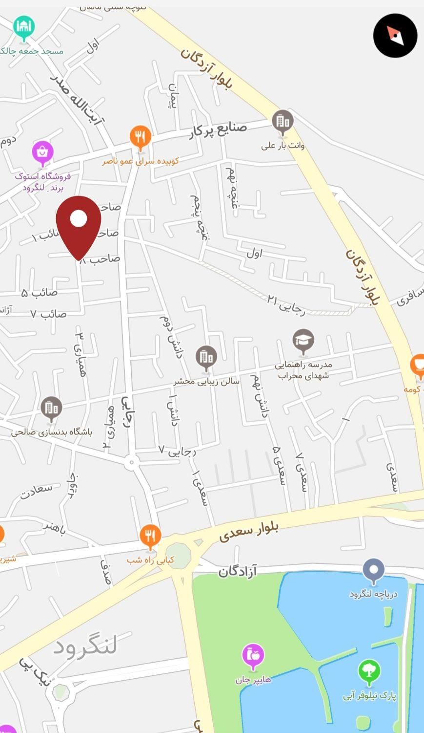 ۱۴ متر دوبر ، رجایی ، صائب ۸ ،  دید از خیابان اصلی|اجارهٔ مغازه و غرفه|لنگرود, |دیوار