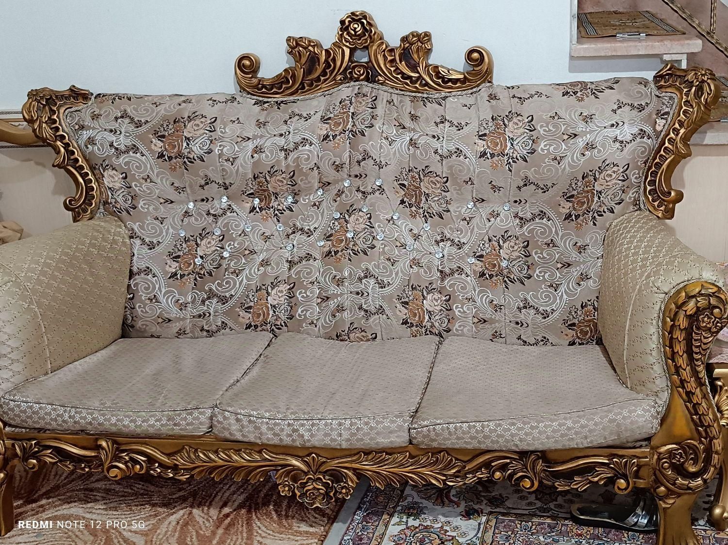 مبل سلطنتی|مبلمان خانگی و میز عسلی|خرمدره, |دیوار