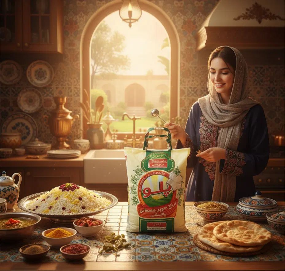 برنج پاکستانی باسماتی پلو شیرین عسل به شرط پخت|خوردنی و آشامیدنی|پرند, فاز ۲|دیوار