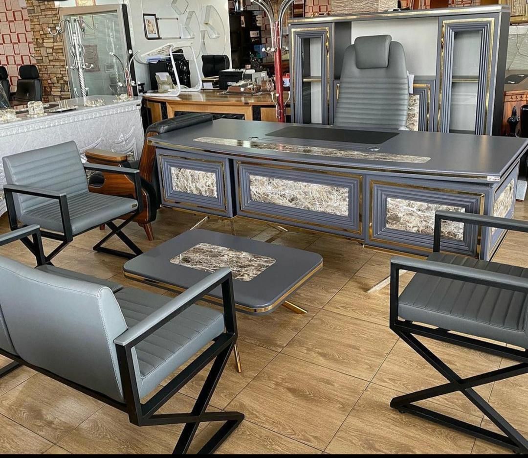 میز و صندلی ۵۵ مبلمان ام ست مدیریت اداری جوان|دفتر کار|شیراز, ارم|دیوار