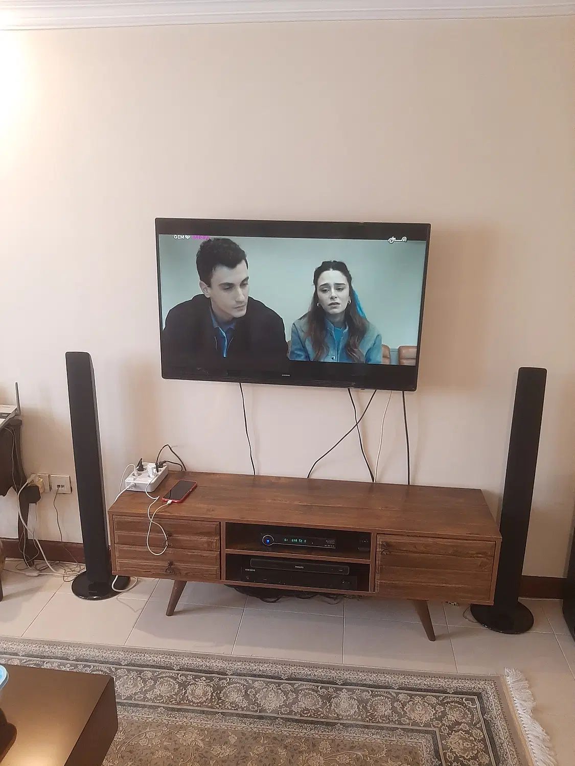 سینما خانگی سامسونگ ست کامل DVD و سیستم صوتی باند|سیستم صوتی خانگی|تهران, فردوس|دیوار