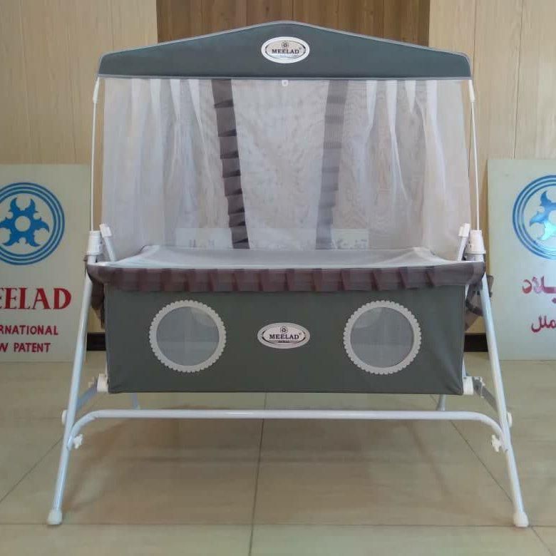 تخت و گهواره مارک میلاد / سیسمونی نوزاد/ قصر کودک|تخت و صندلی بچه|کرمانشاه, |دیوار