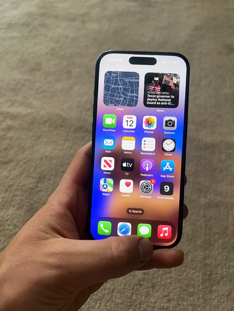اپل iPhone 15 Pro با حافظهٔ ۲۵۶ گیگابایت|موبایل|تهران, آهنگ|دیوار