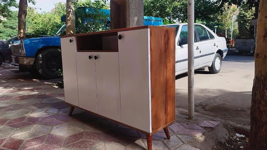 ست آینه کنسول و میزtv (صنوبر)|بوفه، ویترین، کنسول|مشهد, رستگار|دیوار