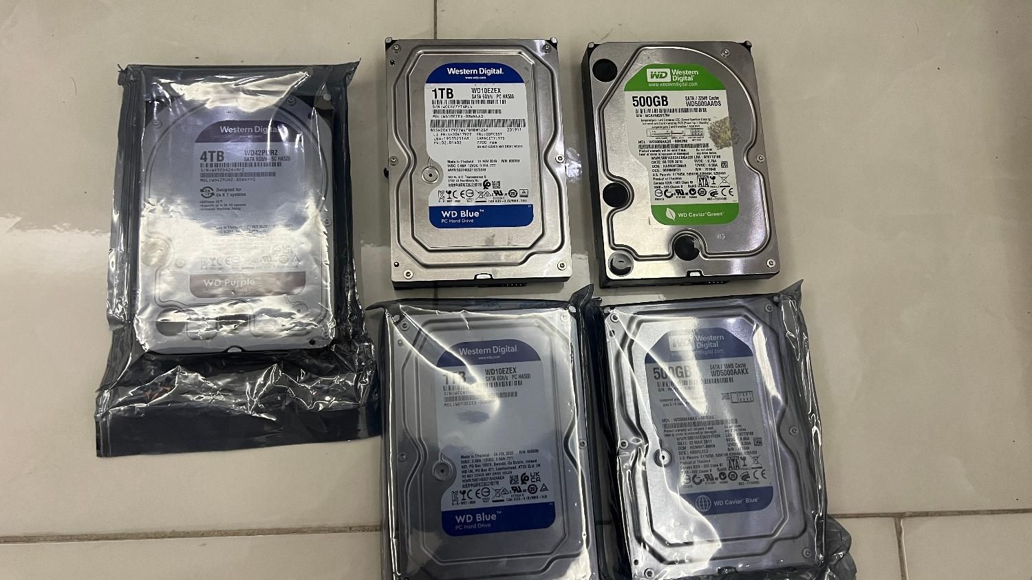 هارد1ترا وسترن بنفش اصلی نو blue بلک DELL سیگیت|قطعات و لوازم جانبی رایانه|تهران, فدک|دیوار
