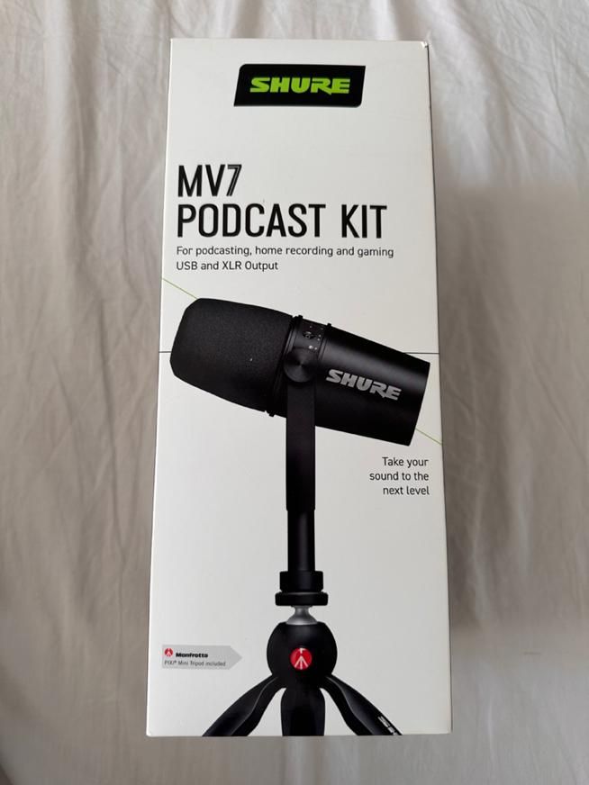 میکروفون پادکست و استریم Shure مدل MV7|صوتی و تصویری|تهران, قیطریه|دیوار