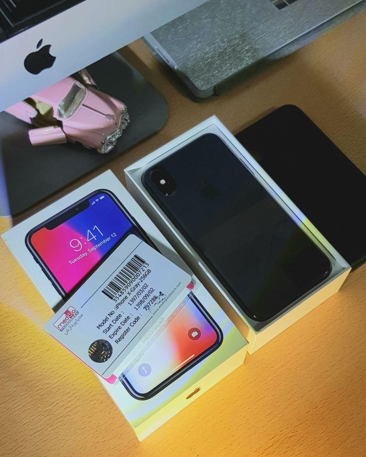 اپل iPhone x  لازروقی ، بسیار نو ، 256 گیگ|موبایل|تهران, پاسداران|دیوار