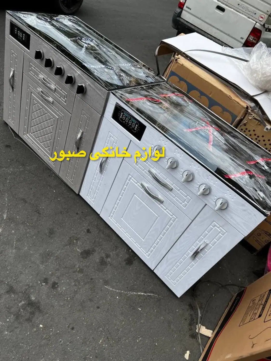 اجاق گاز کابینتی طرح فر ام دی اف|اجاق گاز و لوازم برقی پخت‌وپز|تهران, جی|دیوار