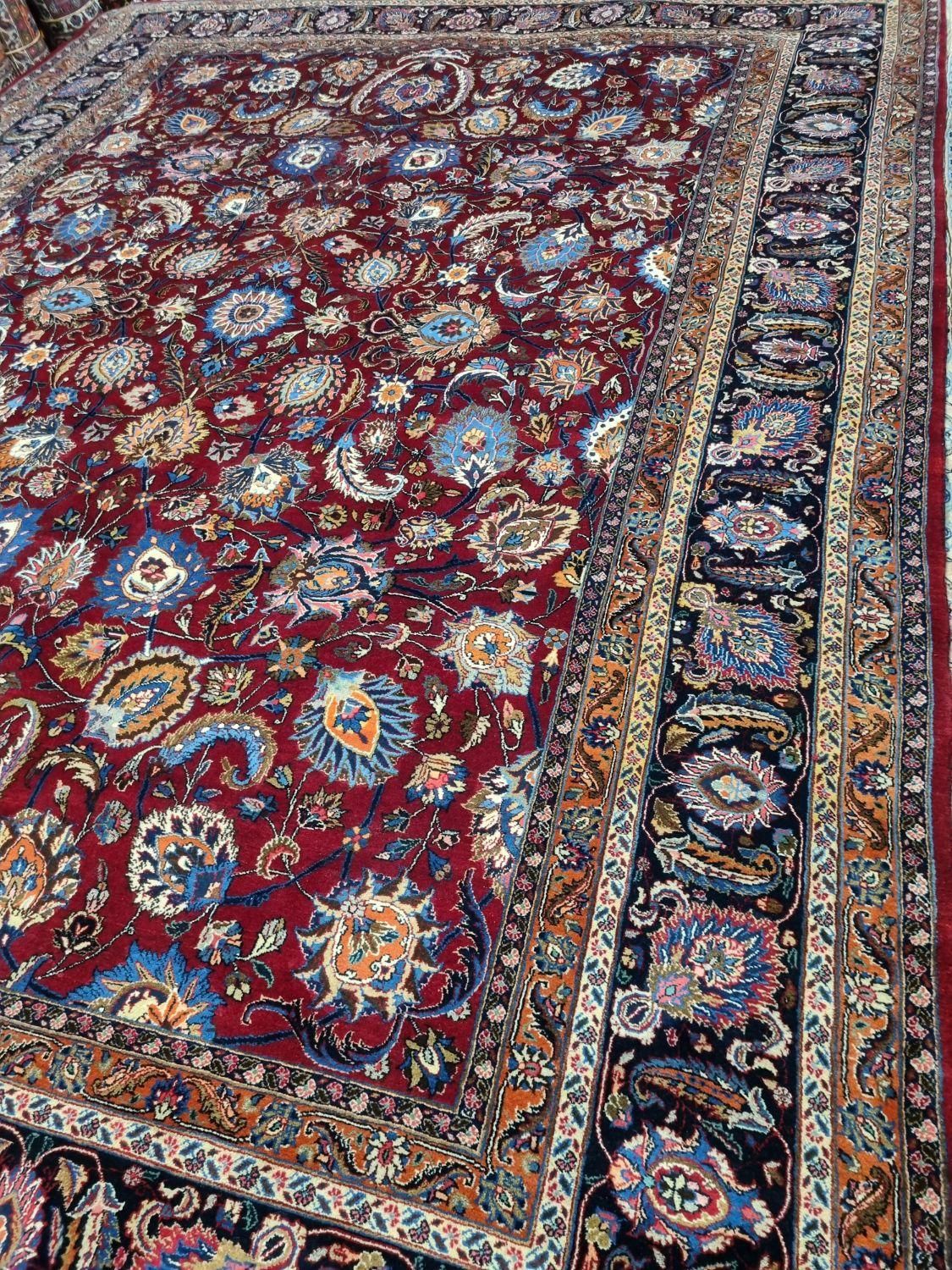 فرش دستبافت جفت ۱۲متری مارک حسینی|فرش|مشهد, هنرور|دیوار