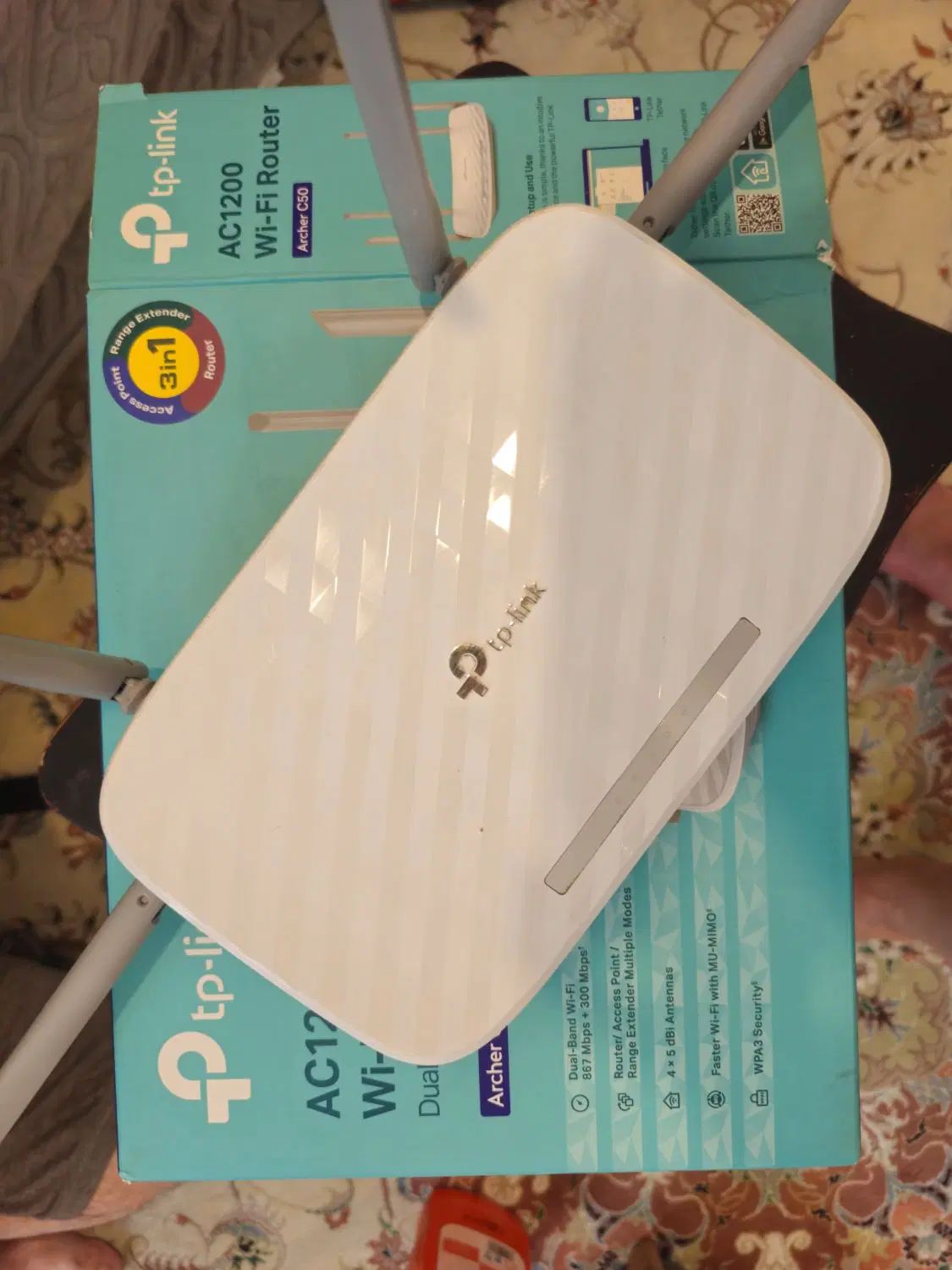 فروش مودم روتر TP-Link Archer C50 (نسل AC1200)|مودم و تجهیزات شبکه|تهران, شهرک چیتگر|دیوار