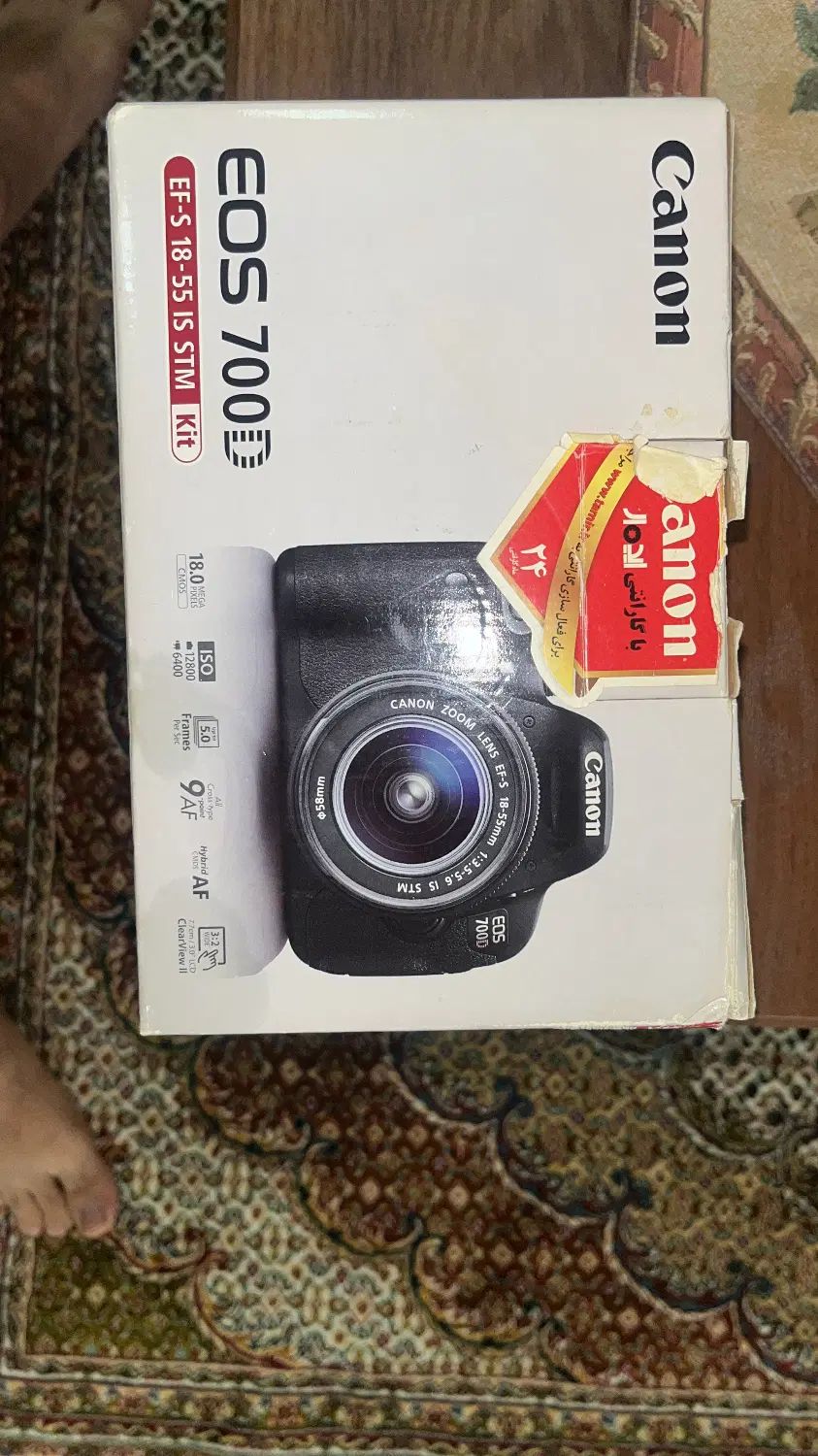 دوربین عکاسی وفیلمبرداری کنون 700D با لنز 18-55|دوربین عکاسی و فیلم‌برداری|کرج, چمن|دیوار