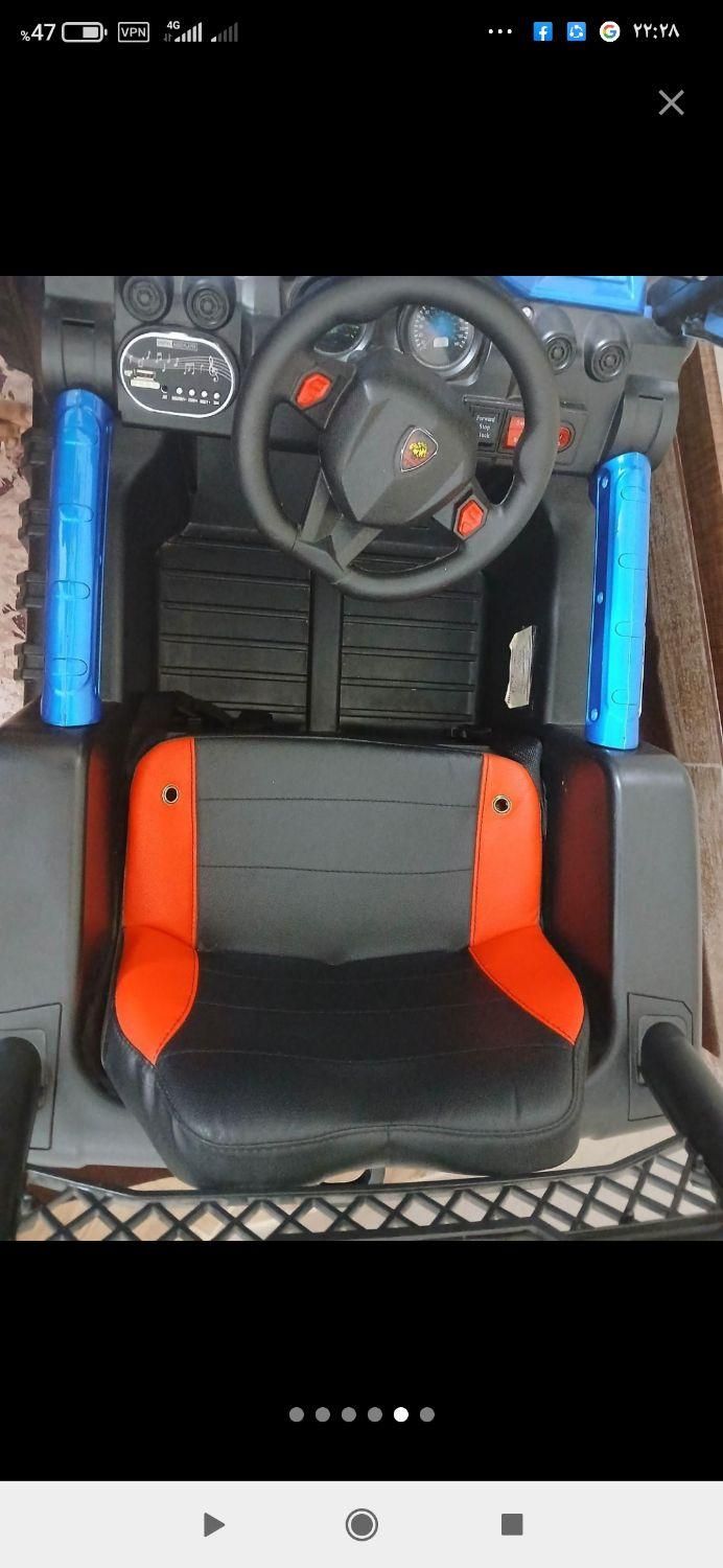 ماشین شارژی فول امکانات|اسباببازی|خوی, |دیوار