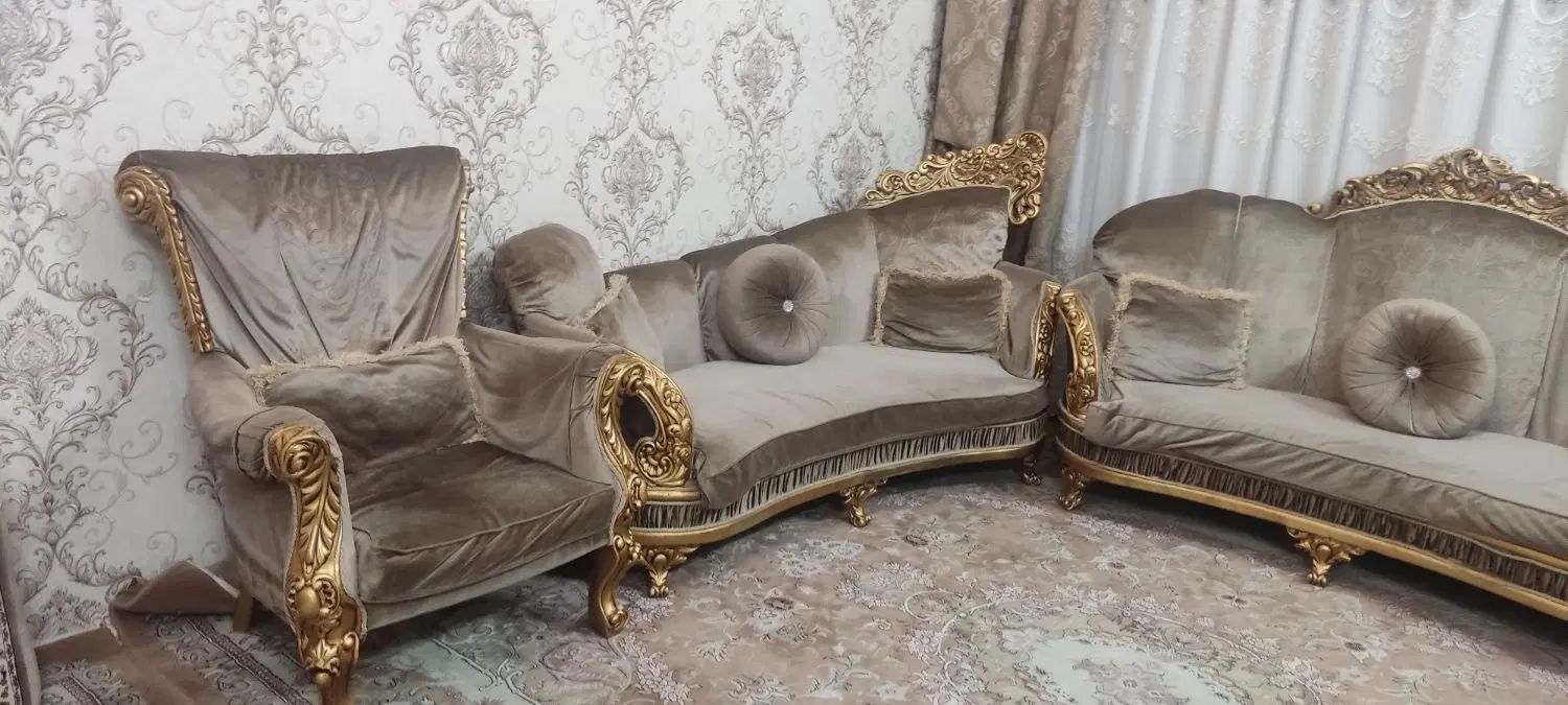 موبل راحتی 8نفره|مبلمان خانگی و میز عسلی|تهران, یاخجی آباد|دیوار