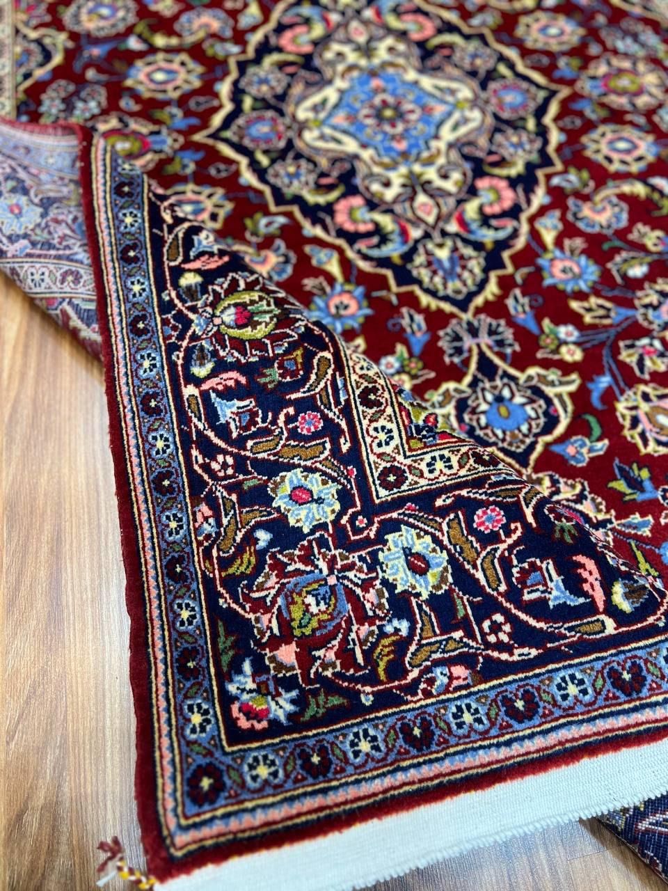 یک تخته قالیچه طول ۱/۸۵ عرض ۱/۳۰ کرک کاشان|فرش|تهران, بازار|دیوار