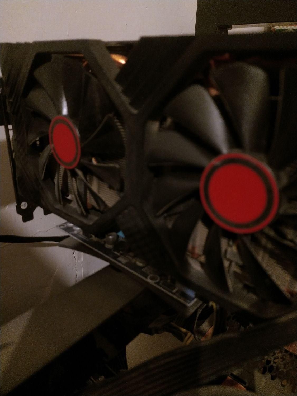 کارت ۵۸۰وپاور ومادر بورد|قطعات و لوازم جانبی رایانه|زنجان, |دیوار