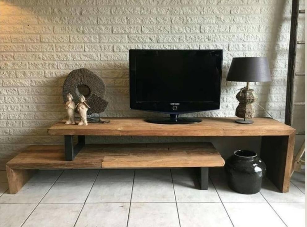 میز تلویزیون. میز tv با چوب طبیعی|میز تلویزیون|رشت, بازار|دیوار