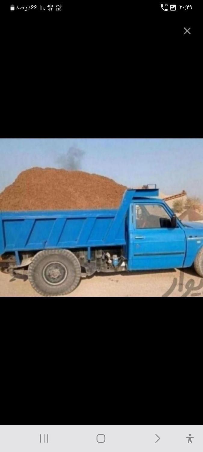 نیسان جکی کمپرسی . حمل ماسه . شن . نخاله|خدمات حمل و نقل|اندیمشک, |دیوار