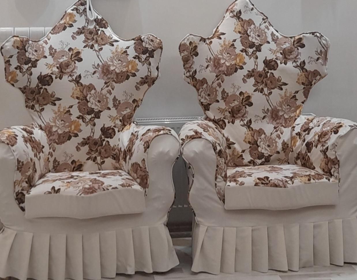 روکش مبل ۹نفره در حد نو با روکش میزغذاخوری ۶نفره|مبلمان خانگی و میز عسلی|مرند, |دیوار