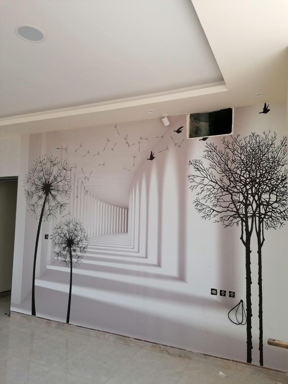 نقاشی ساختمان کاغذ دیواری پوستر ،تزیینات داخلی|خدمات پیشه و مهارت|نجفآباد, گلدشت|دیوار