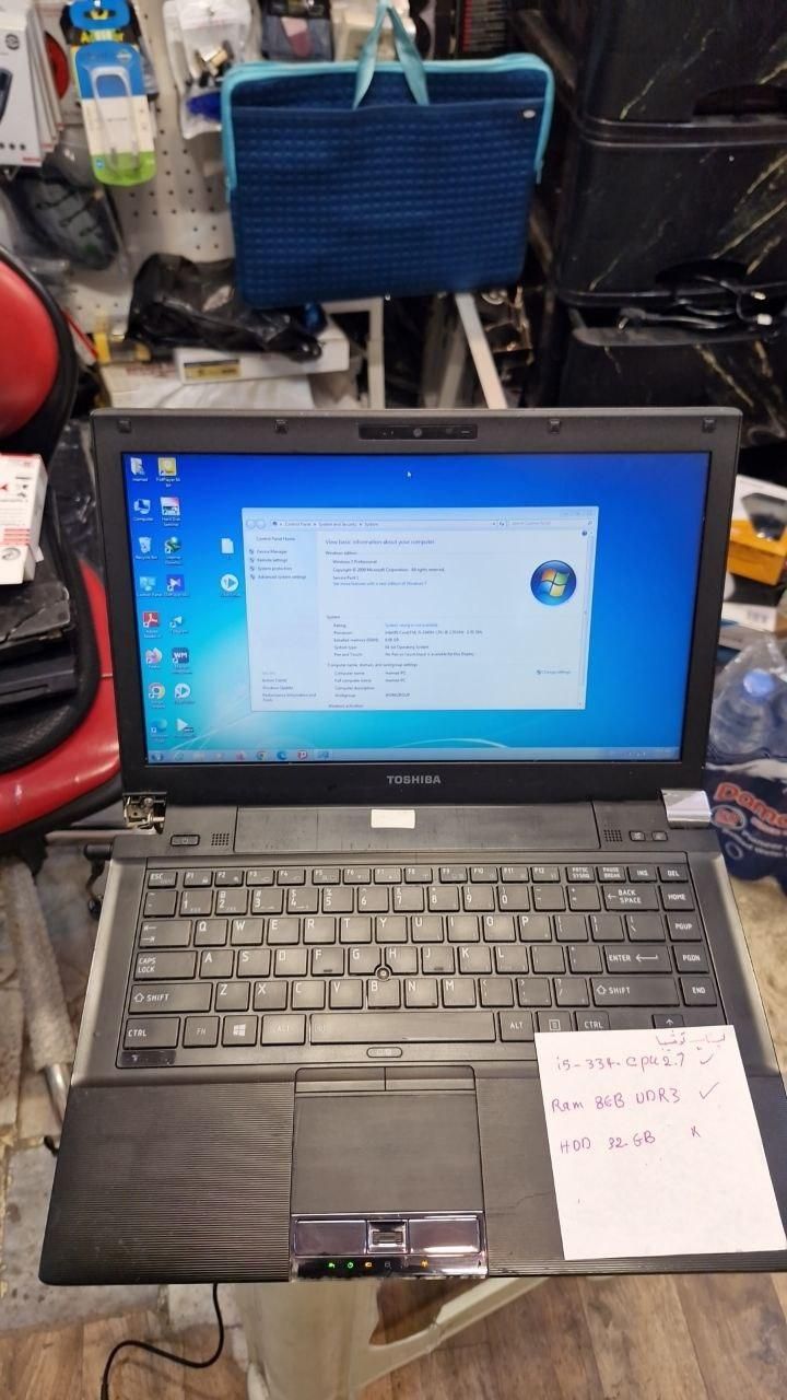 laptop Toshiba  windows 7|رایانه همراه|ساری, |دیوار