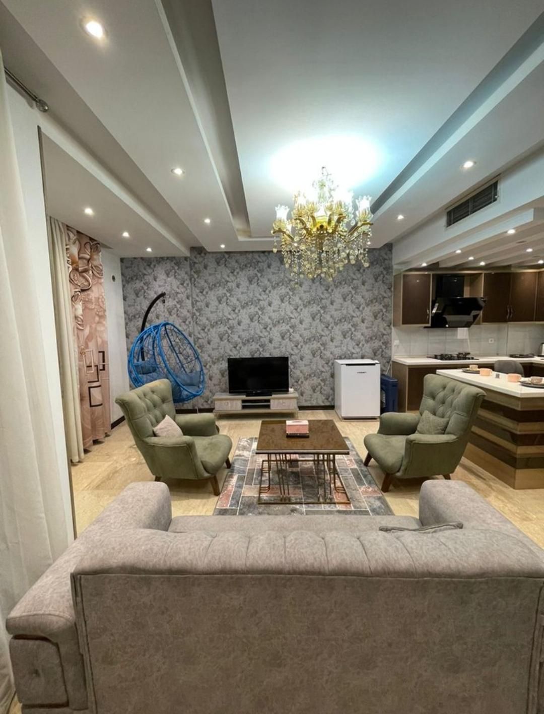 اجاره آپارتمان مبله در غرب تهران سعادت آباد|اجارهٔ کوتاه‌مدت آپارتمان و سوئیت|تهران, آسمان|دیوار