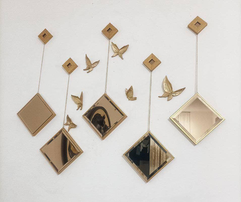 اینه های تک و سه تایی و پنج تایی|آینه|شیراز, نصر|دیوار