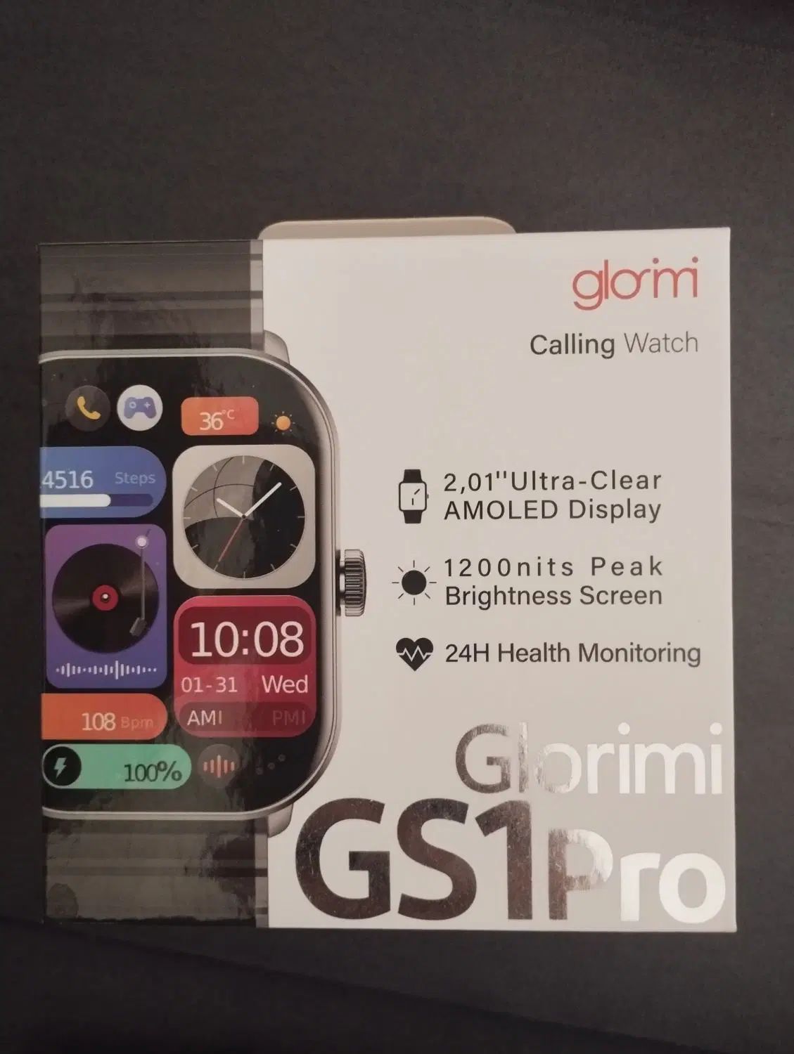 ساعت هوشمند گلوریمی GS1 pro|ساعت|مشهد, الهیه|دیوار