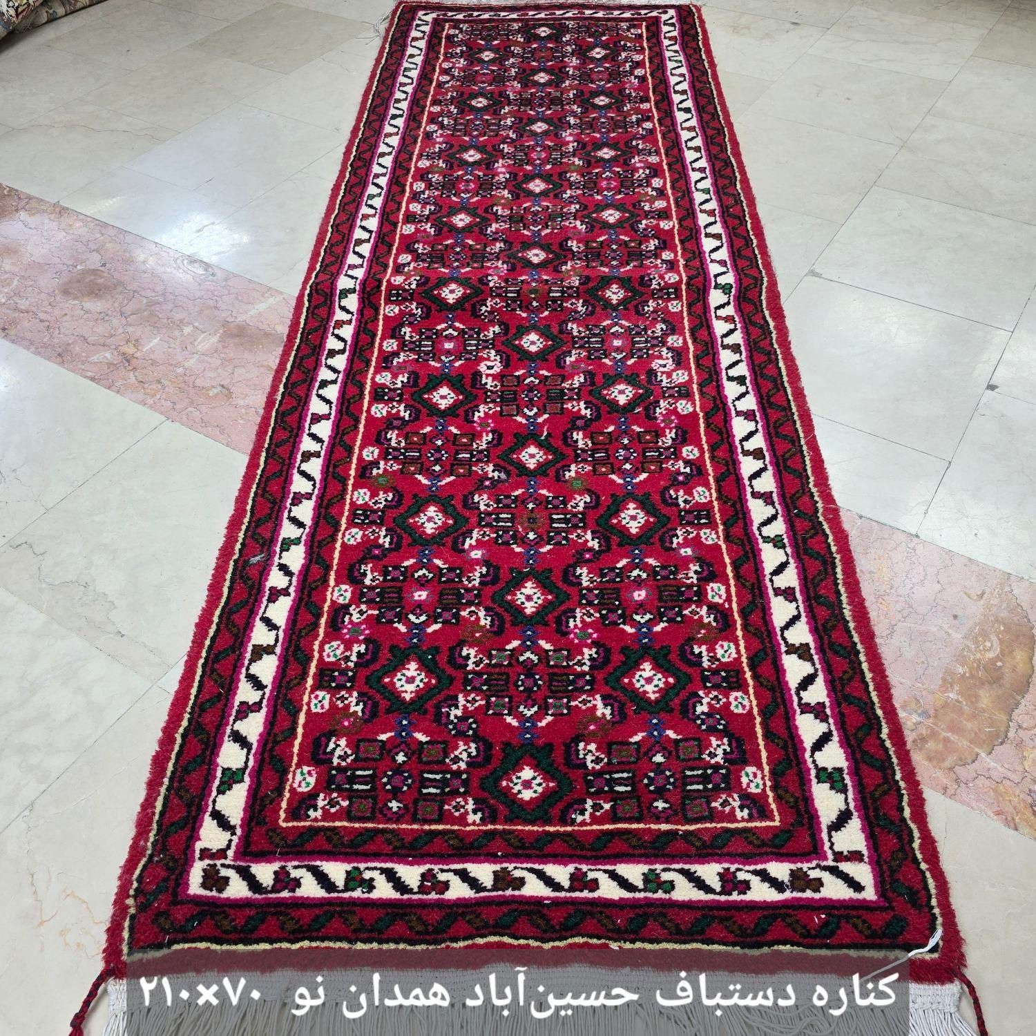 کناره دستباف بیجار  ۷۵×۳۸۵  طرح ماهی|فرش|تهران, ده‌ونک|دیوار