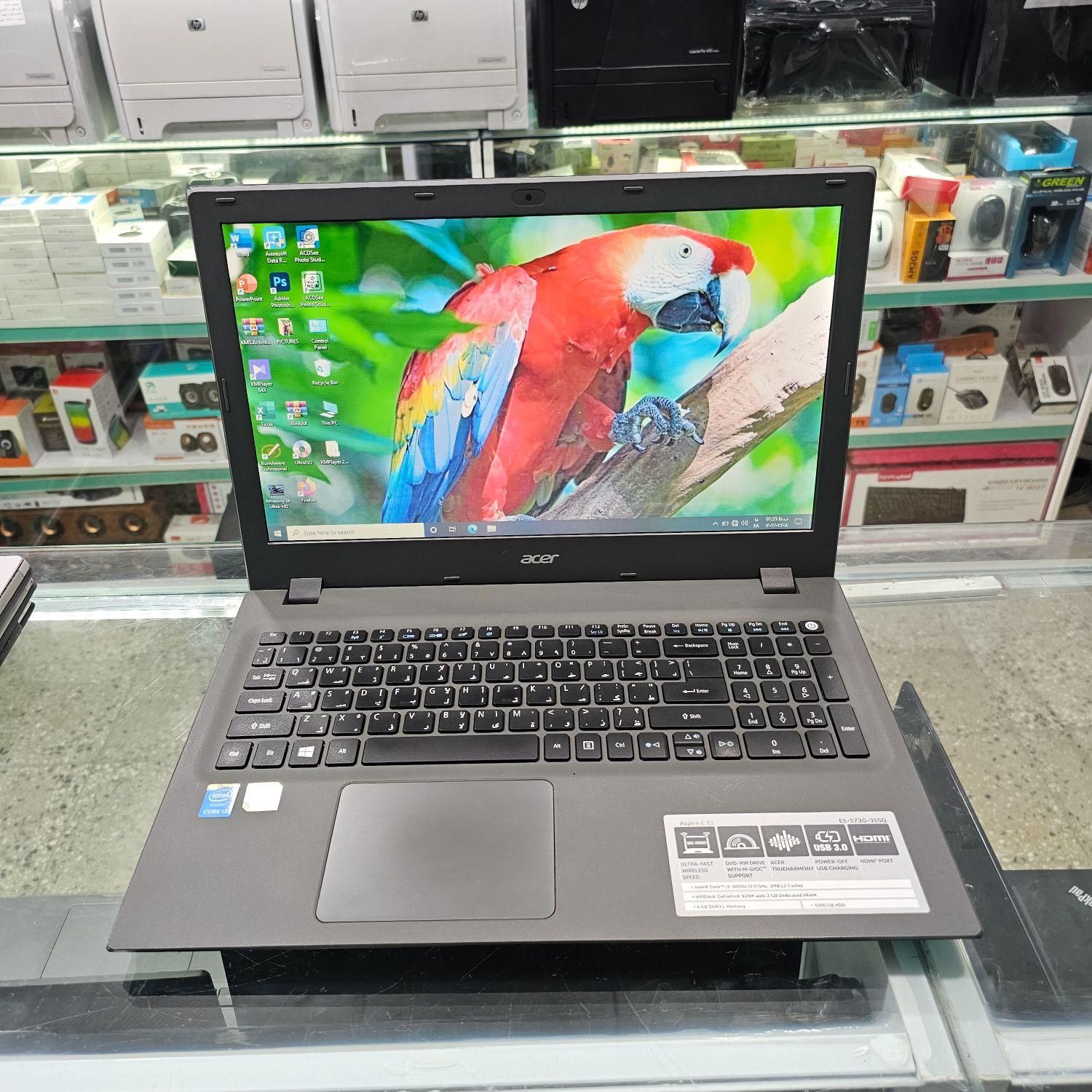 لپتاپ گرافیک مجزا دار ACER در حد نو گرافیک ۲ گیگ|رایانه همراه|یاسوج, |دیوار