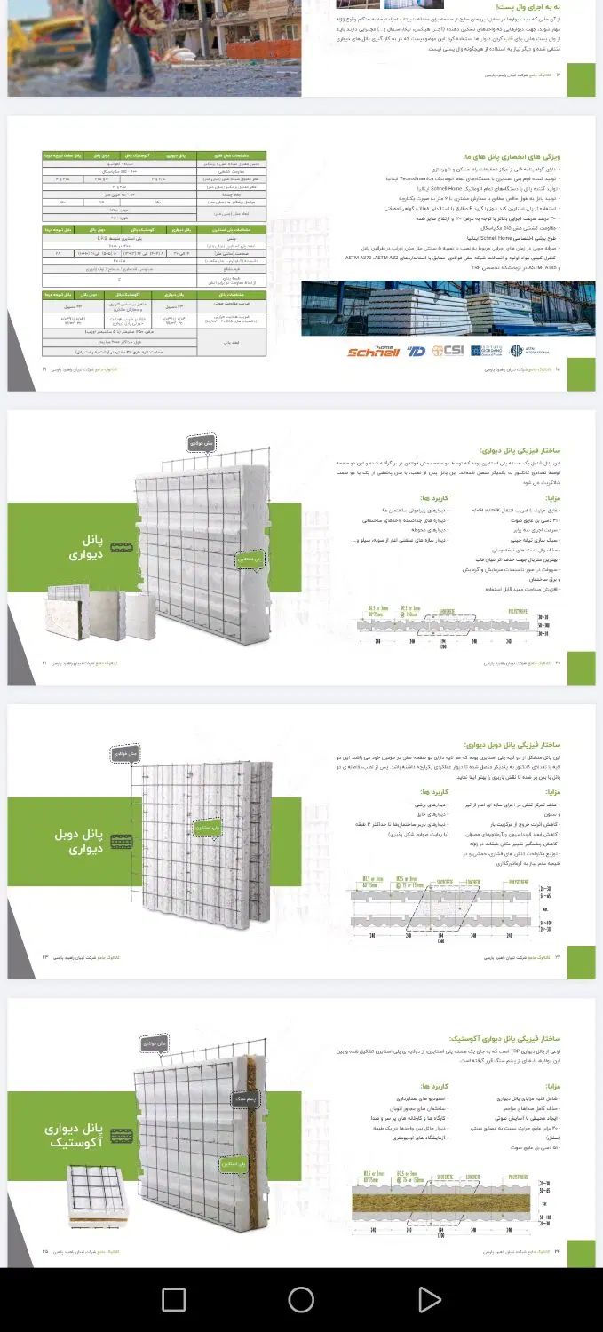 نمایندگی فروش ونصب انواع دیوارهای تیریدی پانل|مصالح و تجهیزات ساختمان|نجف‌آباد, منتظری شمالی|دیوار