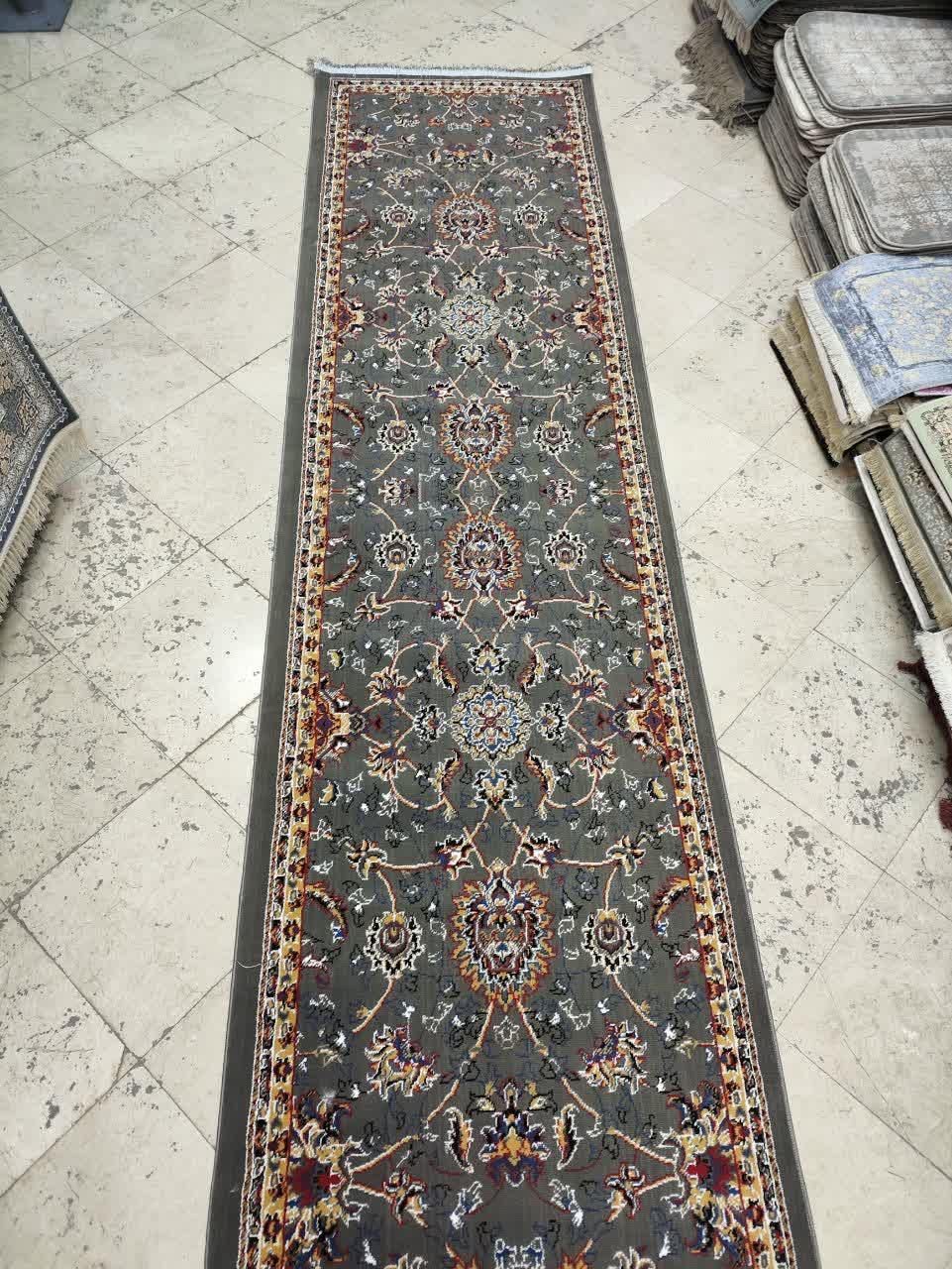 افشان اسلیمی کرم کناره ۱ در ۳ کرم و طوسی|فرش|مشهد, امیر|دیوار