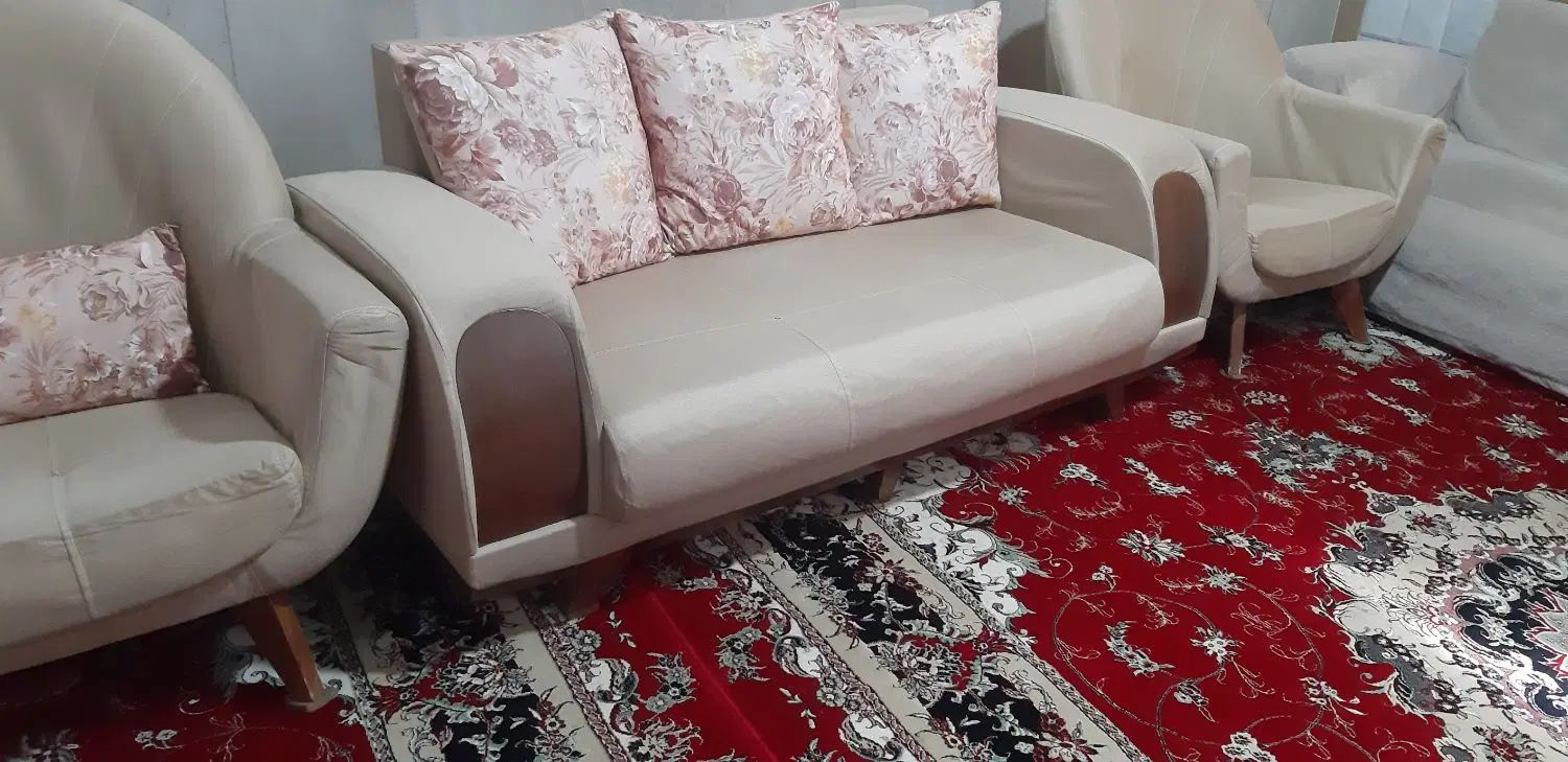 مبل راحتی ۷نفر کاملا نونو|مبلمان خانگی و میز عسلی|کرمانشاه, |دیوار