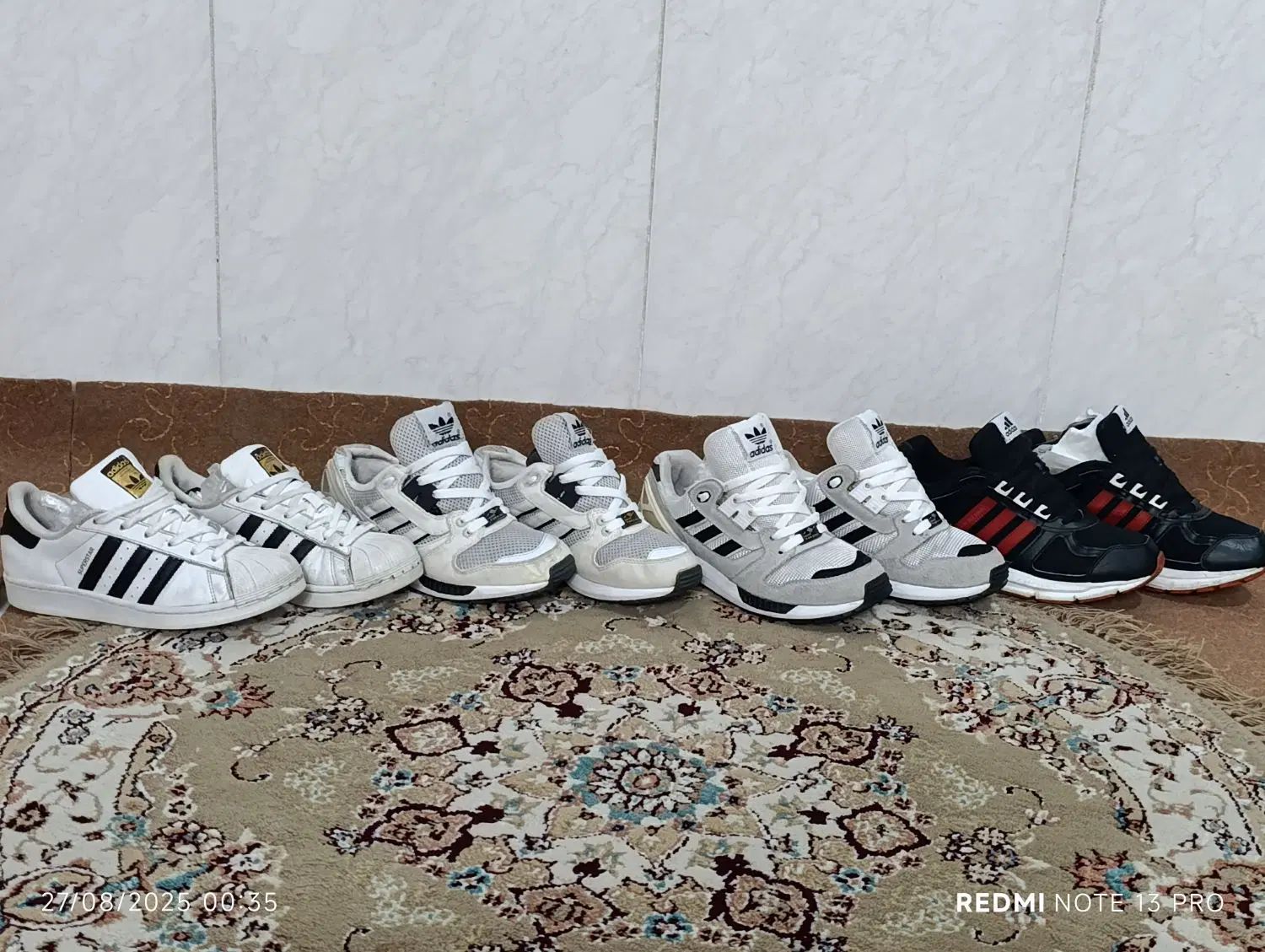 کتونی حوله ای برزنتی اکومنت 10 سوپراستار zx اسیکس|کیف، کفش، کمربند|تهران, شادآباد|دیوار