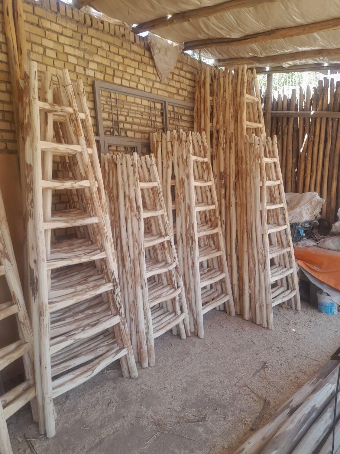 نردبان چوبی باضمانت کلی و جزعی|ابزارآلات|مشهد, پنجتن|دیوار