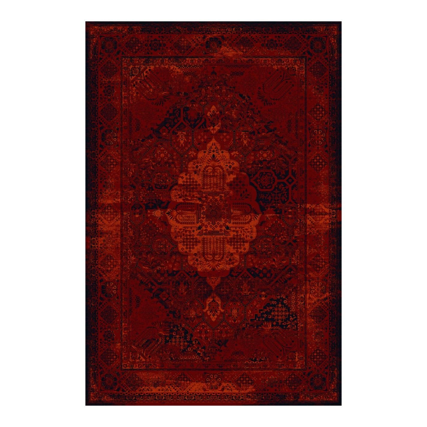 فرش قسطی 12و9و6 متری کناره سنتی قرمز لاکی وینتیج|فرش|تهران, جمهوری|دیوار