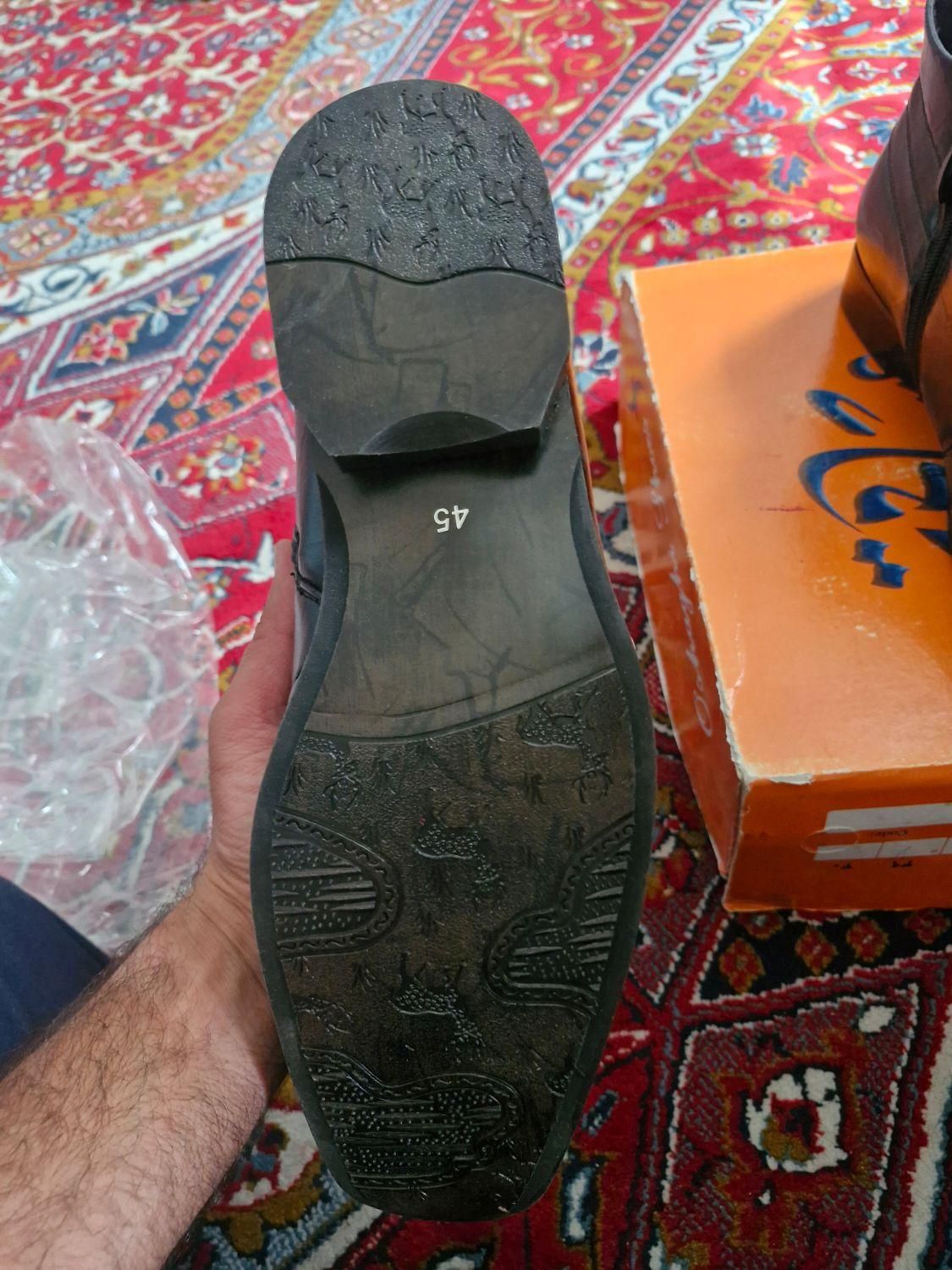 کفش چرمی سایز ۴۵|کیف، کفش، کمربند|اصفهان, دشتستان|دیوار