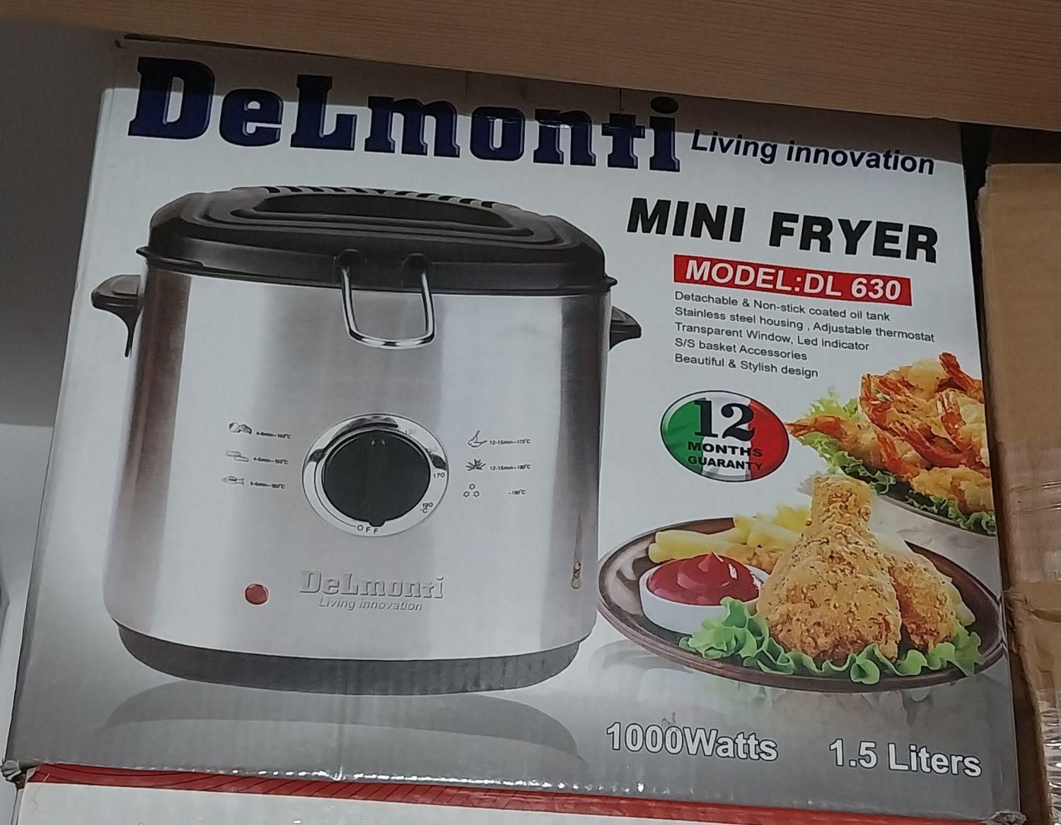 سرخ کن دلمونتی DL630 سرخ کن دلمونتی ایتالیا DL630|اجاق گاز و لوازم برقی پخت‌وپز|رشت, خمیران زاهدان|دیوار