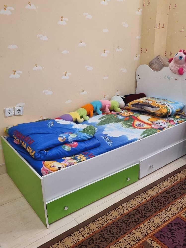 تخت کودک و نوجوان|تخت و سرویس خواب|اهواز, کوروش|دیوار