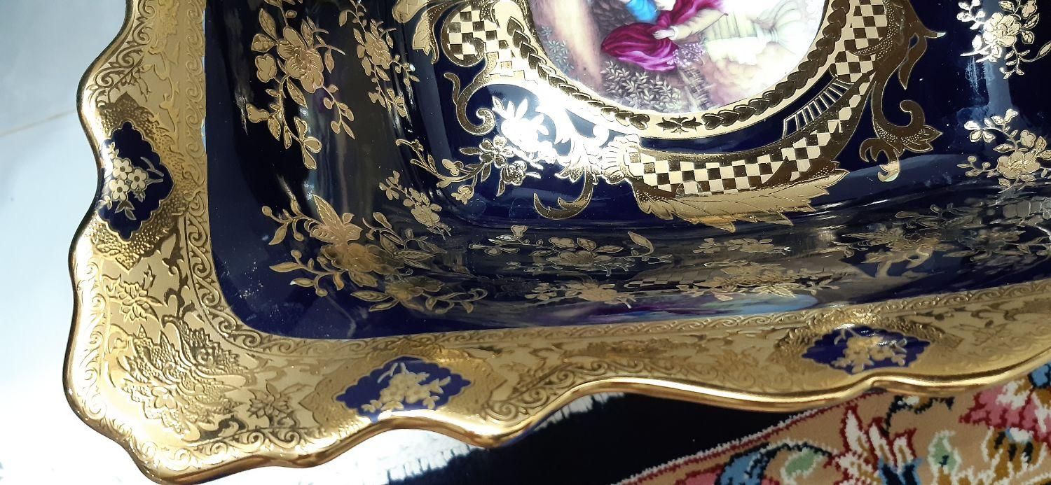 میوه خوری پایه دار سورمه ای|ظروف سرو و پذیرایی|یزد, |دیوار