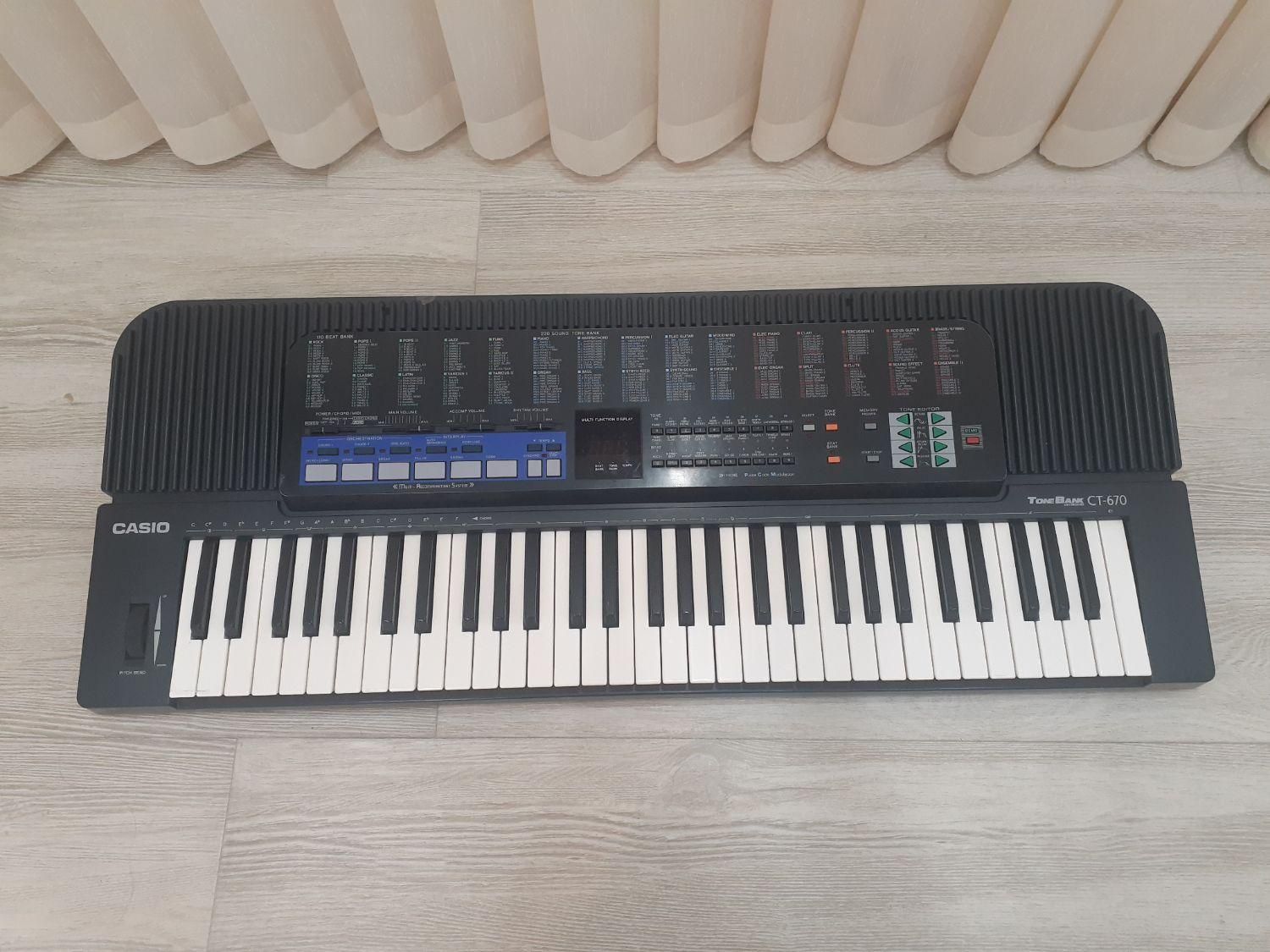 ارگ کاسیو ۶۷۰|پیانو، کیبورد، آکاردئون|آق قلا, |دیوار