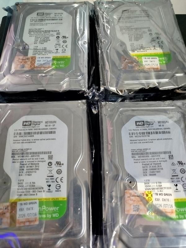هارد اینترنال وسترن سبز یک ترا 1TB|قطعات و لوازم جانبی رایانه|اراک, |دیوار